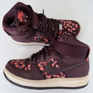 Nike Air Force 1 High Liberty 706653 600 Deep Burgandy Women's Sz 6.5